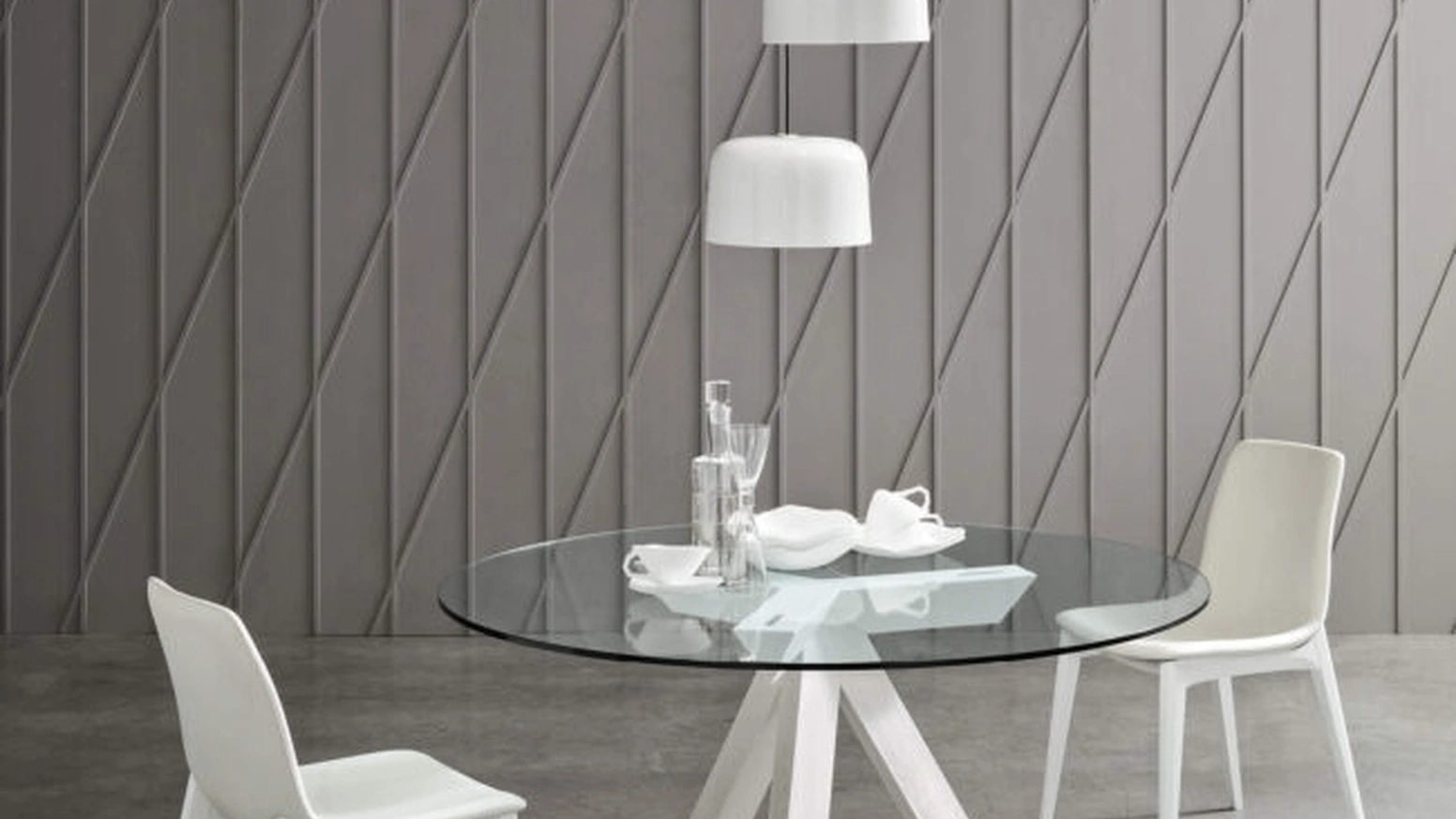 Tavolo rotondo Run di Maronese