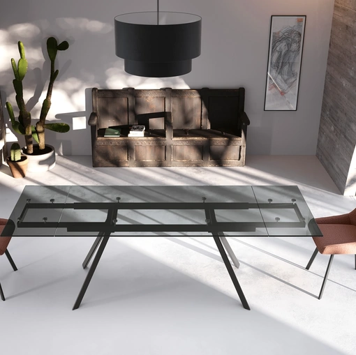 Tavolo allungabile Smokey di Stones