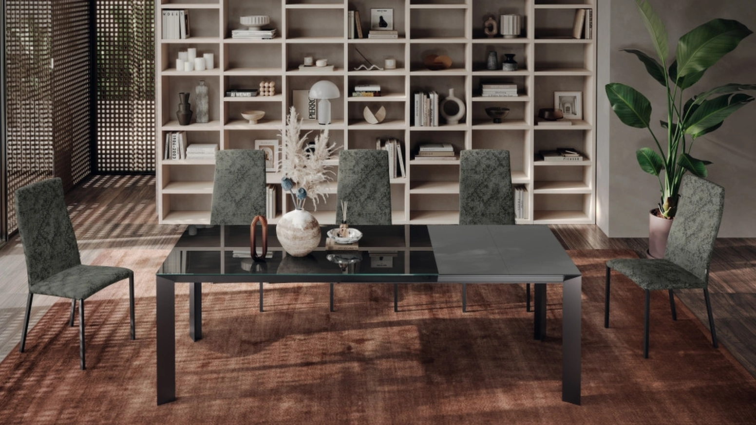 Tavolo allungabile in vetro Tai di Scavolini