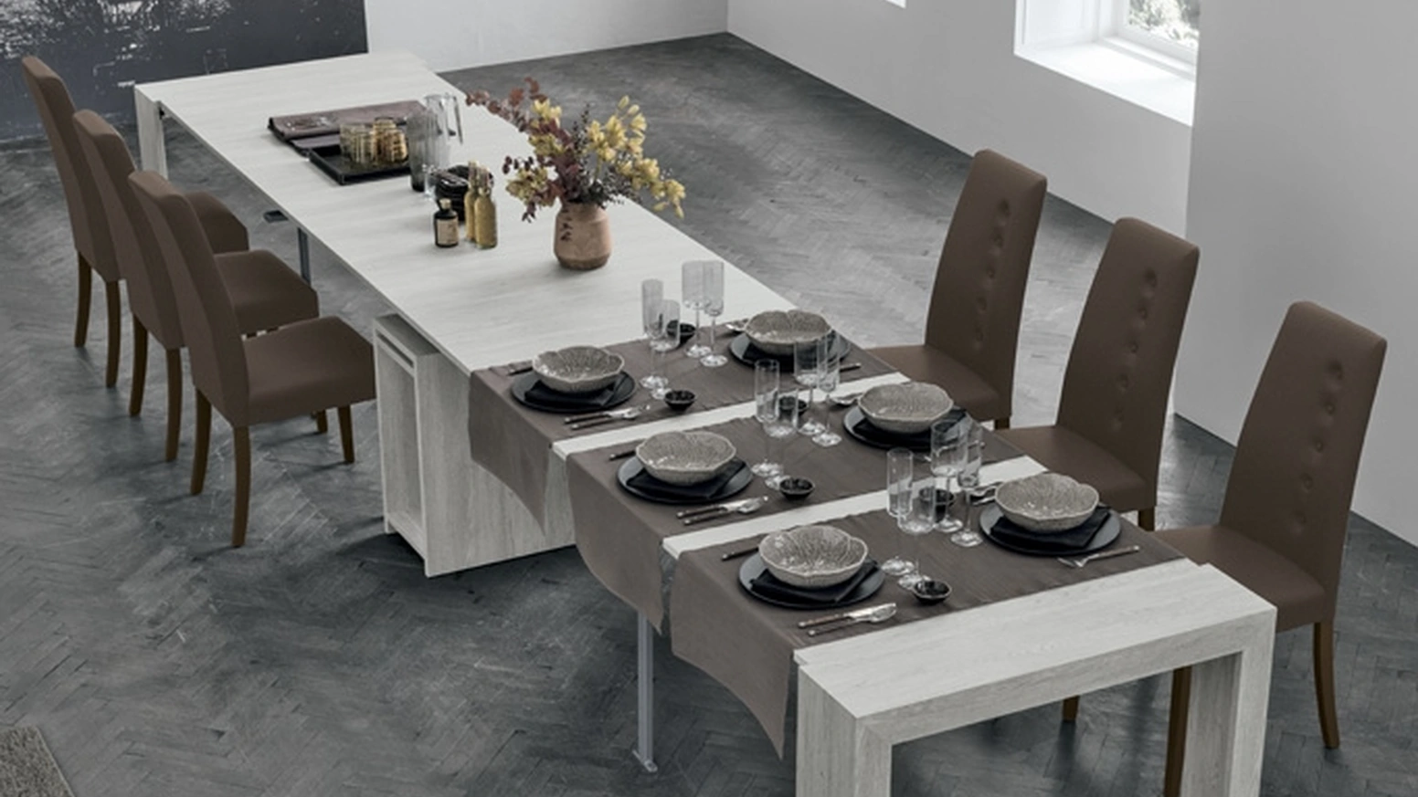 Tavolo Consolle allungabile Pandora di Target Point