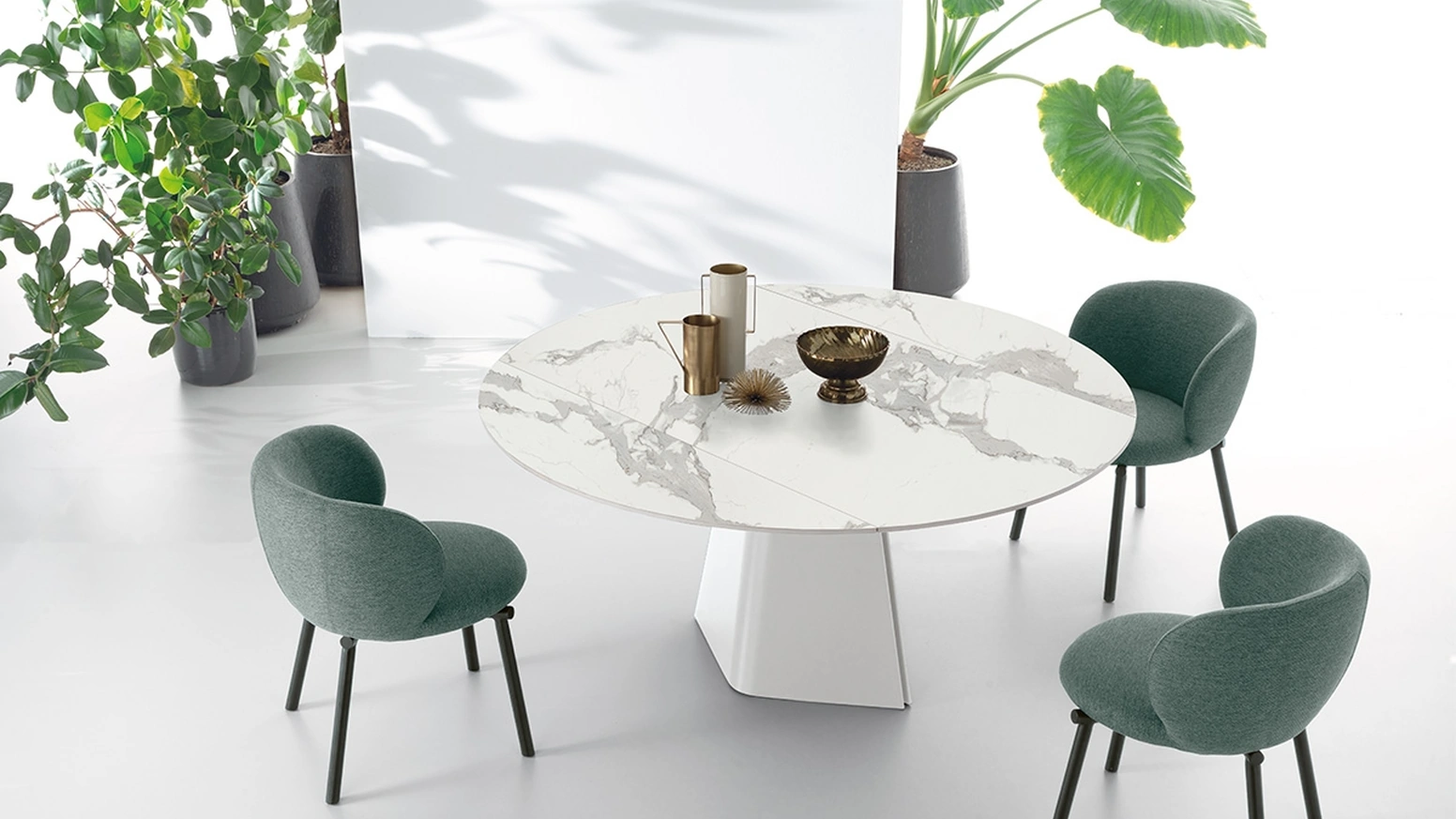 Tavolo rotondo allungabile Tay di Target Point