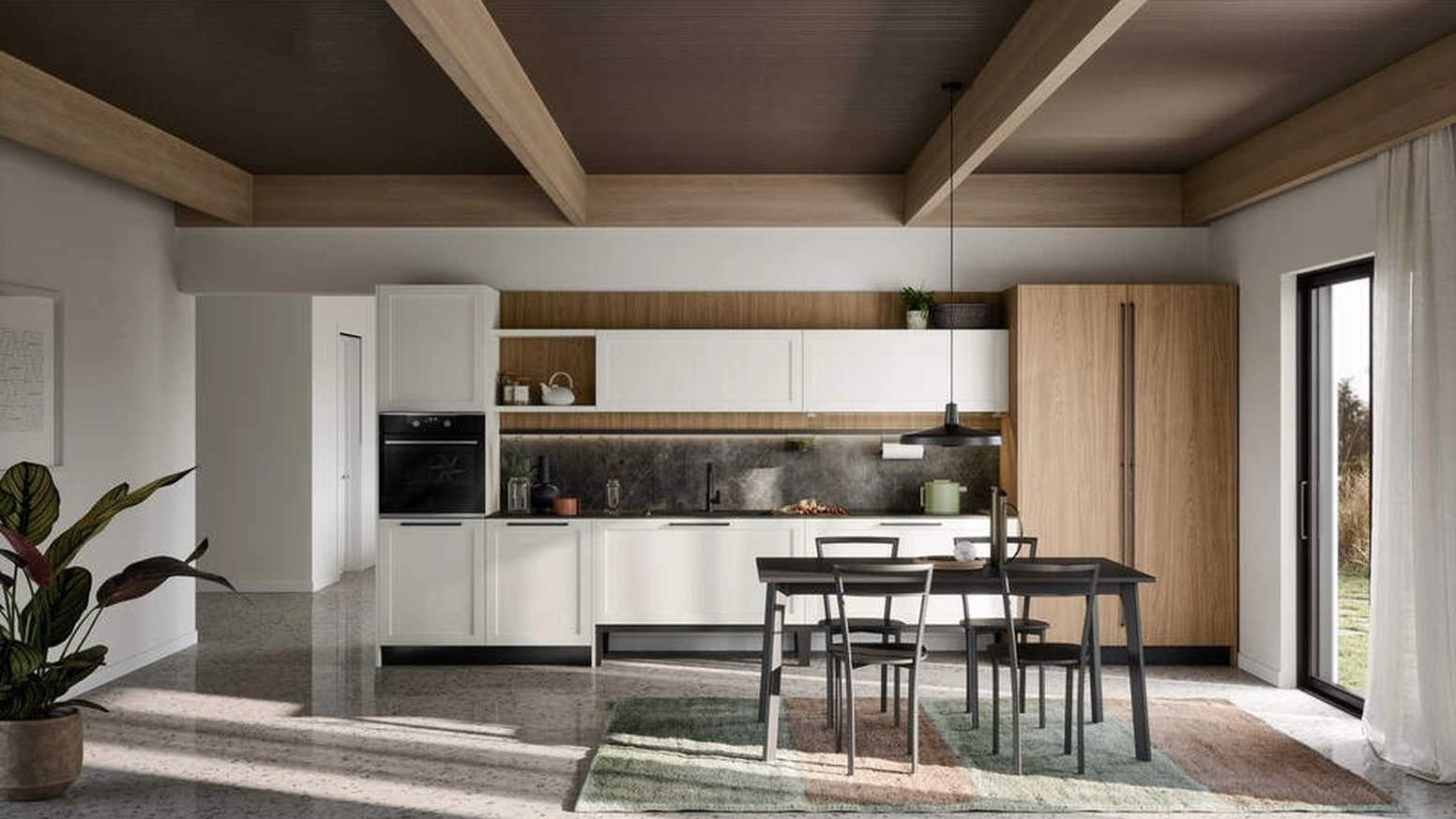 Cucina Moderna lineare Clio Composizione 05 di Prima Cucine