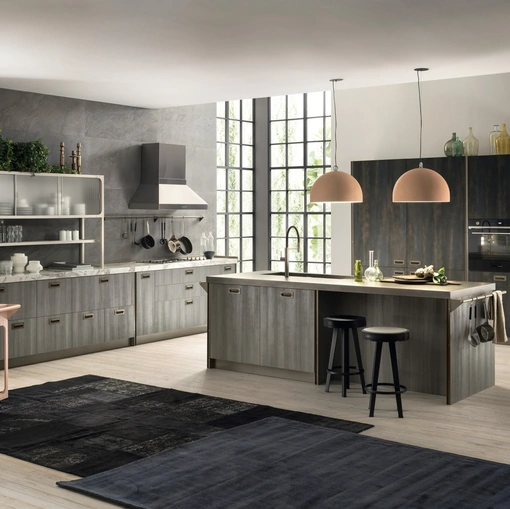 Cucina Moderna Diesel get Together 01 Materic Soul di Scavolini