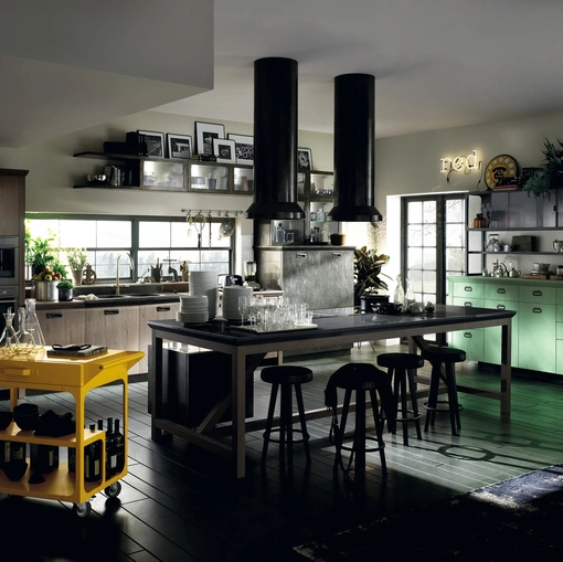 Cucina Moderna Diesel Social Kitchen 03 Ruxe Grey di Scavolini