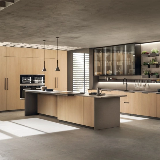 Cucina Moderna Mia 07 in Rovere Grano di Scavolini