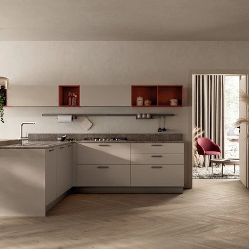Cucina Moderna con penisola Moda 07 di Scavolini