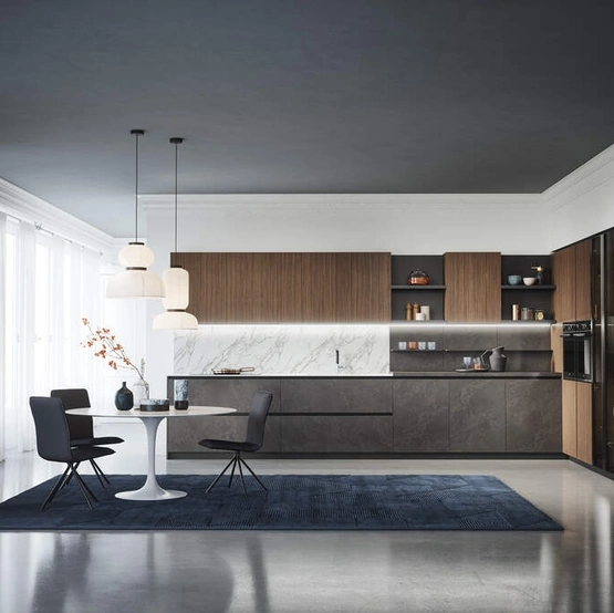 Cucina Moderna angolare Domino Composizione 05 di Prima Cucine