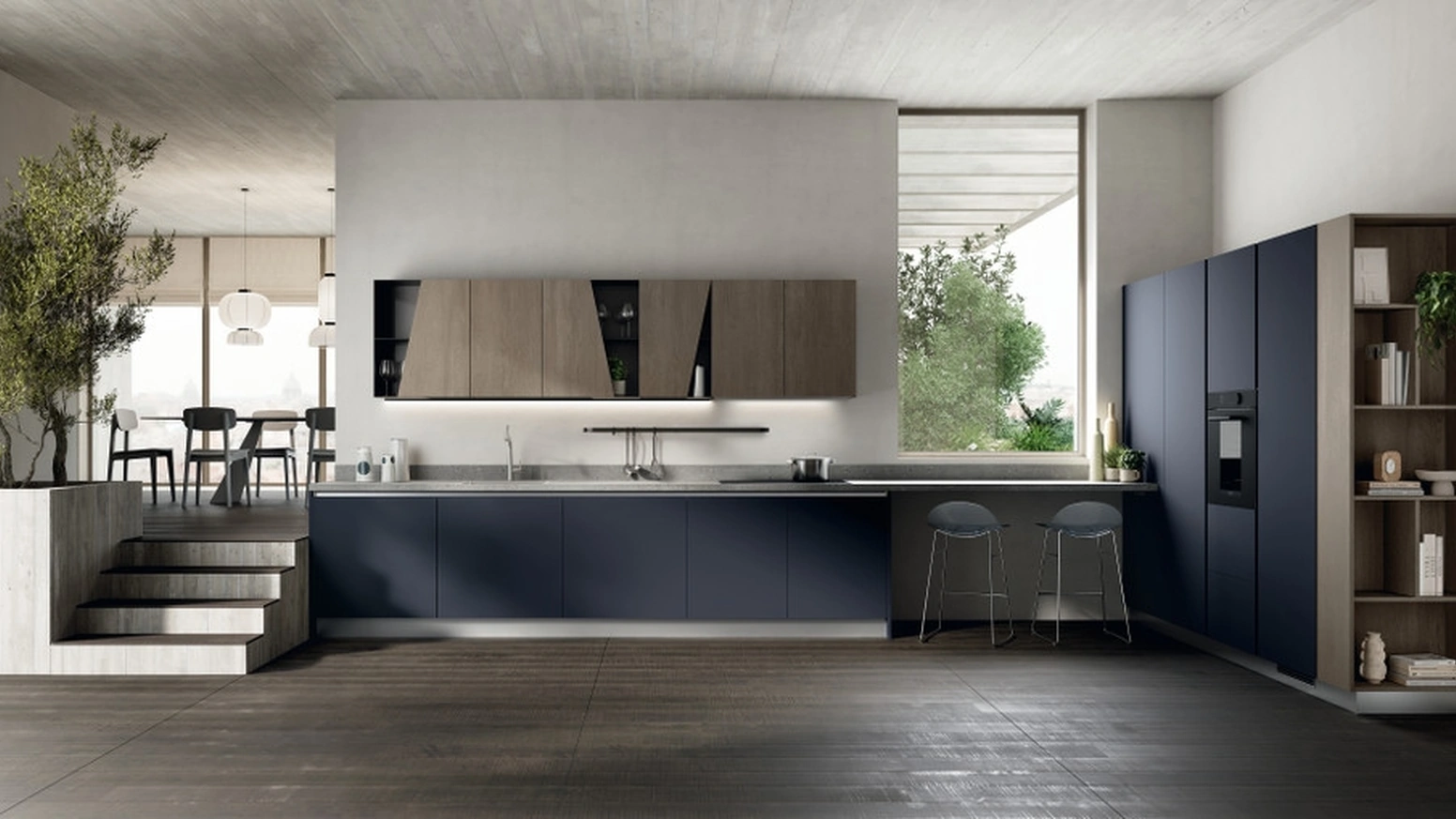 Cucina Moderna angolare Regola 01 di Scavolini