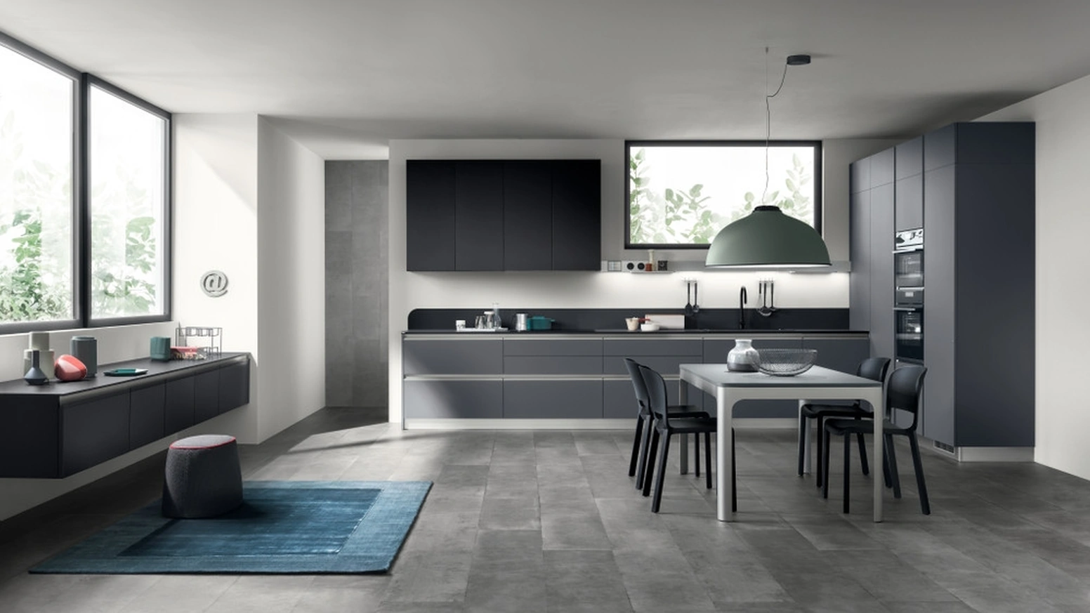 Cucina Moderna Dandy Plus 03 Grigio Bromo di Scavolini