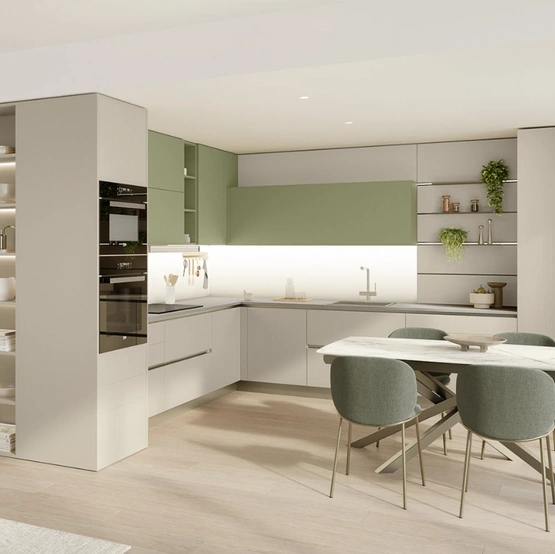 Cucina Moderna angolare Start-Time 01 di Veneta Cucine