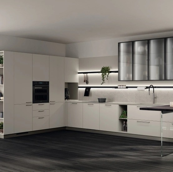 Cucina su misura ad angolo Moda 01 di Scavolini
